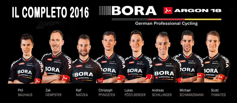 DISPONIBILE IL COMPETO BORA ARGON18 2016